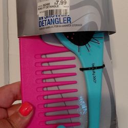 Brand new beauty 360 in shower detangler and 2  face brush