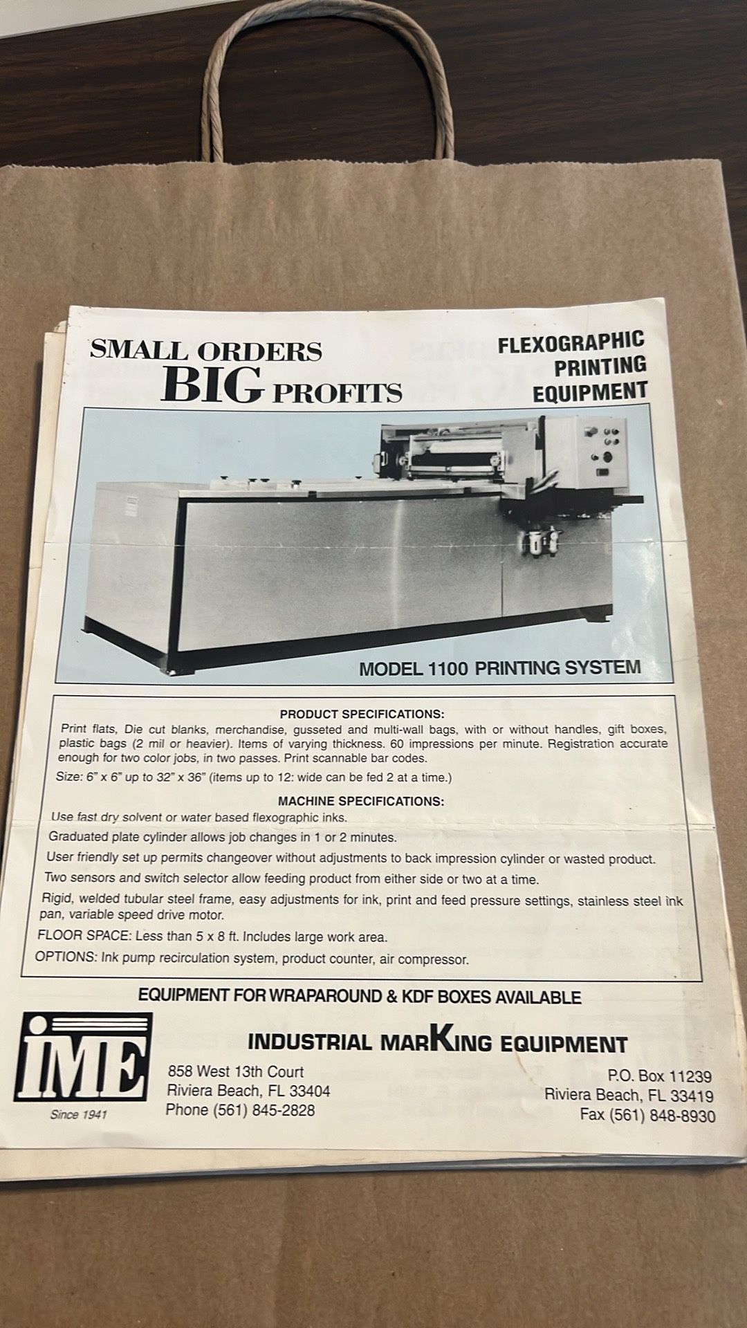 Shopping Bags Printer