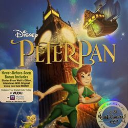 Disney’s PETER PAN Anniversary Edition (Blu-Ray + DVD + Digital-1953) NEW!