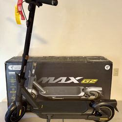 Segway - Max G2 Electric Kick Scooter Foldable w/ 43 Mile Range and 22 MPH Max Speed - Black