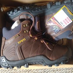 New 11.5 Mens Hiking Boots Leather Waterproof Xpeti Salomon Keen Merrell Hoka Oboz Vasquez La Sportiva REI Backpacking Shoes Trail Climbing Water Snow