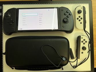 Switch OLED with Controllers