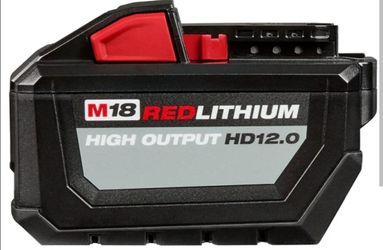 Milwaukee redlithium high output HD 12.0