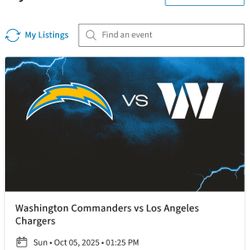 Commanders Vs Chargers