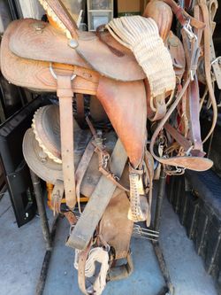 Saddles And Saddle Rack
