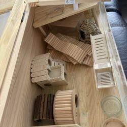 Hámster Cage All Toys/ Furniture Included