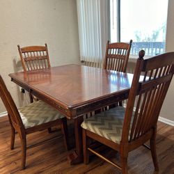 Dining Table With Six Chairs 