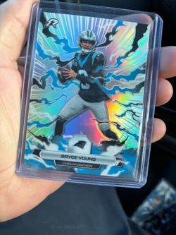 Bryce Young Carolina Panthers Holographic Football Card