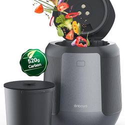 Enboya Electric Composter: 4.2L Large Capacity Odorless Quiet Composter Kitchen Counter Top Food Cycler Machine Electric Compost Bin Indoor Countertop