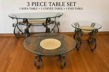 3 Glass Perfect tables