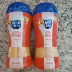 Fresh Step Deodorizerong Crystals 2 Containers 