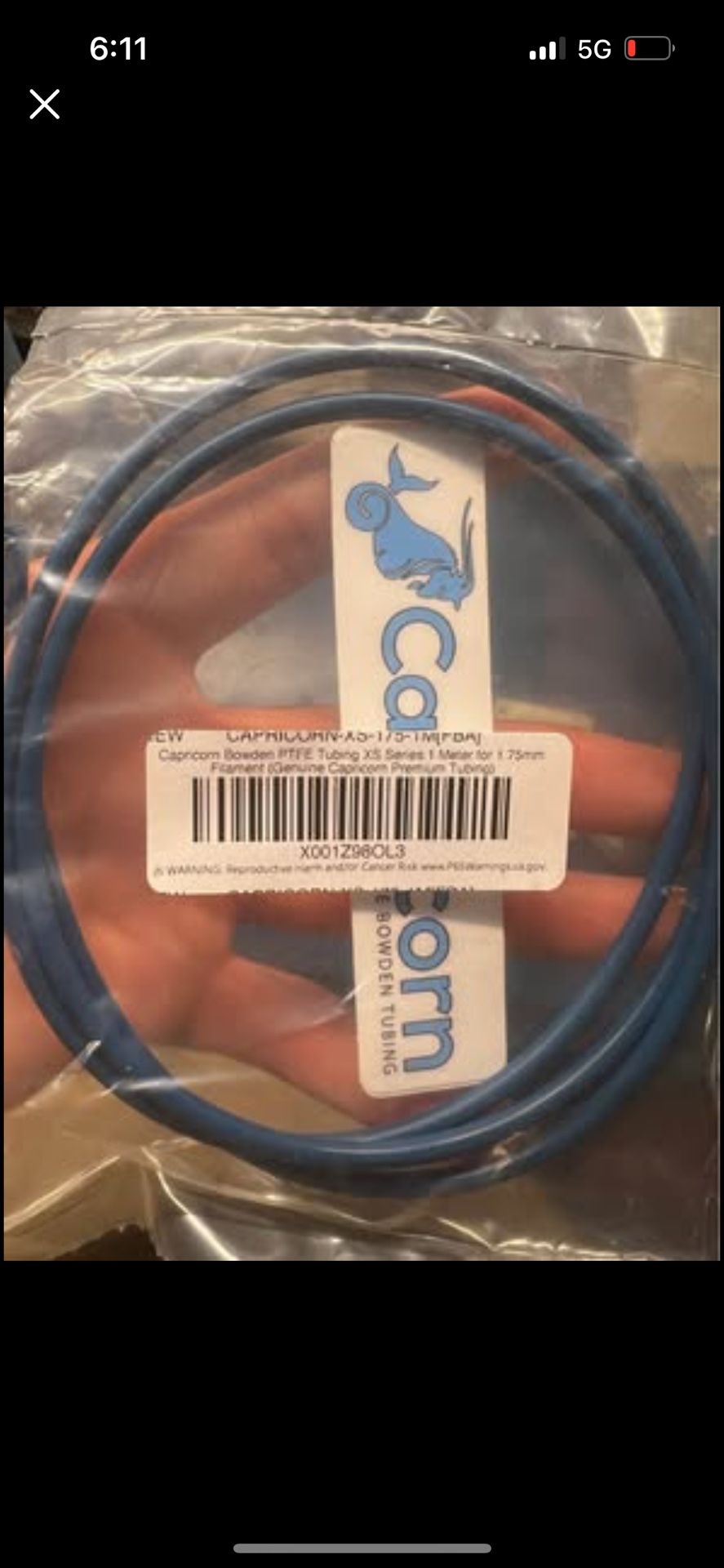 3D Printer capricorn Tubing