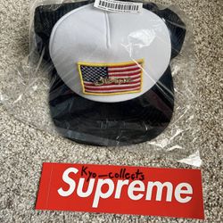 Supreme Hat Name Plate Mesh 5 Back Panel