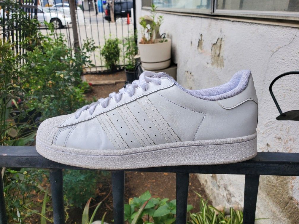 Adidas All White Superstar (Size 12 Men) (2 Pair Remaining)