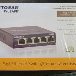 Netgear 5-Port Ethernet 10/100 Switch (FS105)