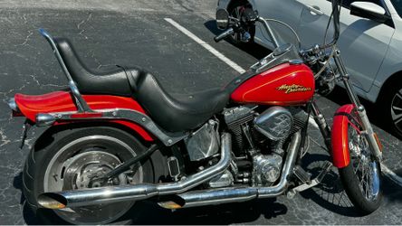 Harley 2008 custom soft tail. Harley.