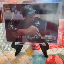 Frank Thomas 1994 Upper Deck Mickey Mantle Long Shots Insert Baseball Card 