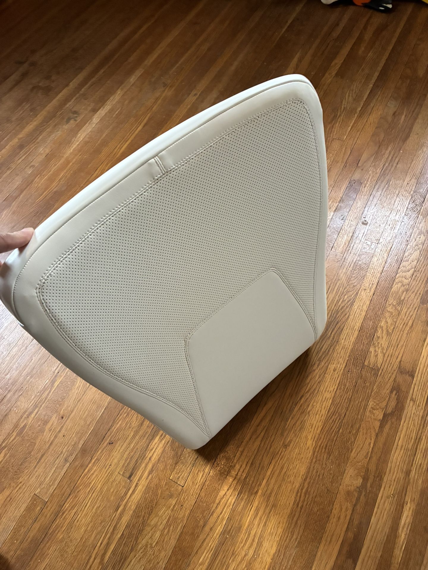 White Leather Ready Rocker
