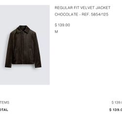 New Zara Jacket Medium 