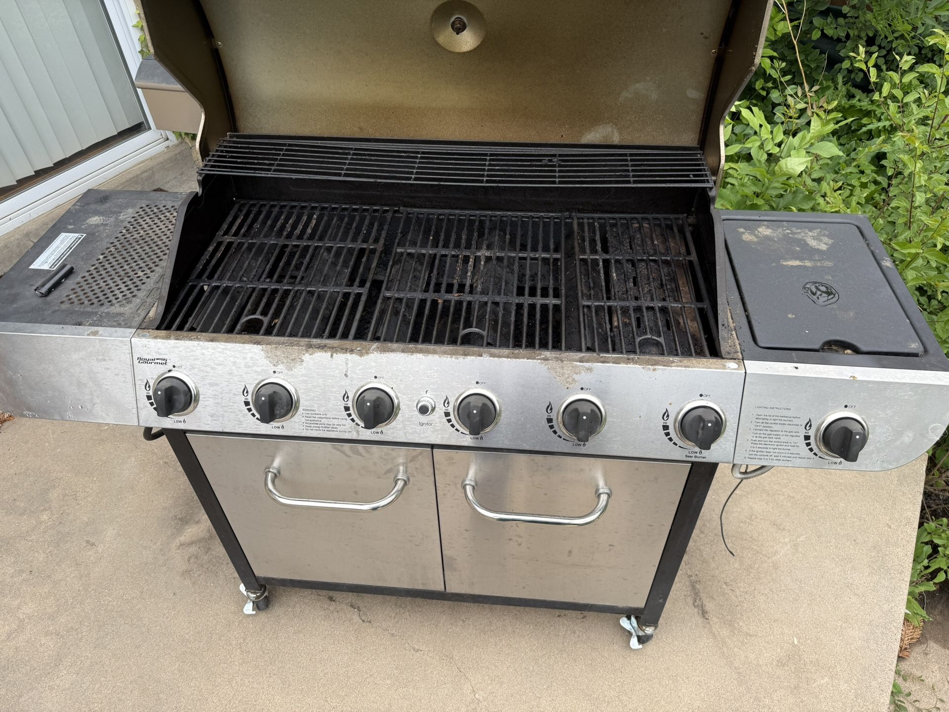 Used 6 Burner Grill