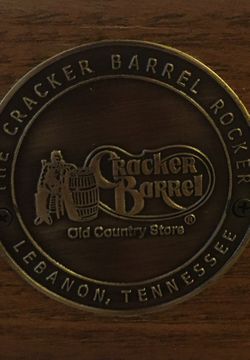 Cracker Barrel rocking chair 🪑