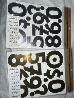 Gold/Silver Stickers