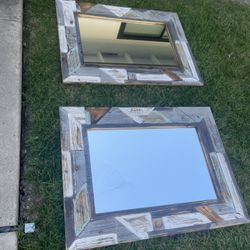 2 big mirrors