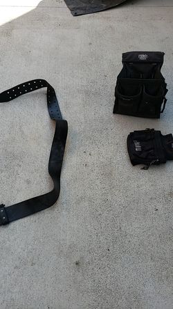 2Tool bag and belt