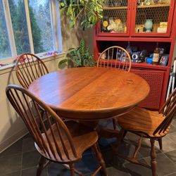 Table And 4 Chairs 