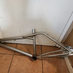 Vintage 1990 Dyno Detour "20 Chrome Bmx Bike  Frame 
