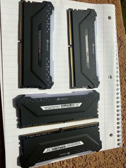 Corsair Vengeance RGB pro 32 GB 4x8gb DDR4 RAM