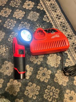 Milwaukee light battery and charger