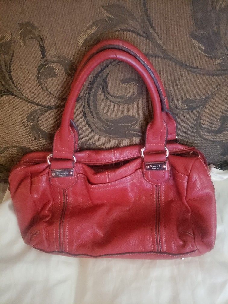 Tignanello Red Leather Purse