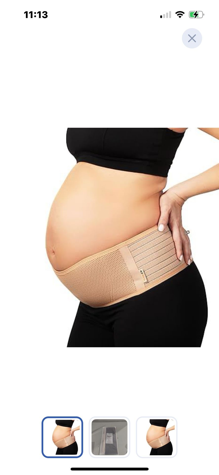 “New”Maternity(adjustable) Back Support (retail$29)