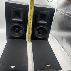 Klipsch SB-1 Bookshelf Speakers HiFi Stereo Home Audio 2-Way Black 75w 8ohm