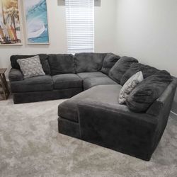 Oversized Gray sectional 