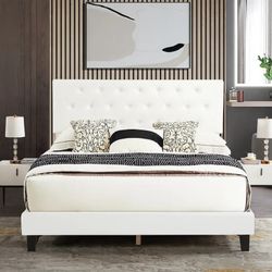 ✨QUEEN BED WITH MATTRESS 