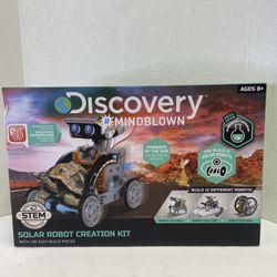 Discovery Kids Mindblown STEM 12-in-1 Solar Robot Creation 190-Piece Kit - New