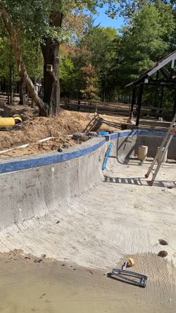 Pool Renovation Stone Work Paver Patios