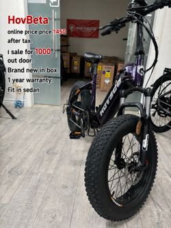 Torque sensor with 1300W peak foldable electric bike  Ebike At wholesale price