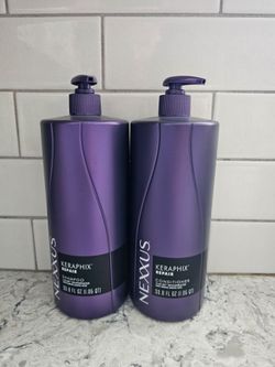 Nexxus Keraphix Shampoo & Conditioner for Damaged Hair 33.8 Fl Oz