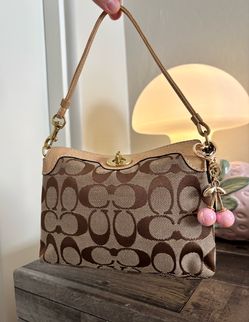 Vintage Coach Mini Turn-lock Bag / Wristlet