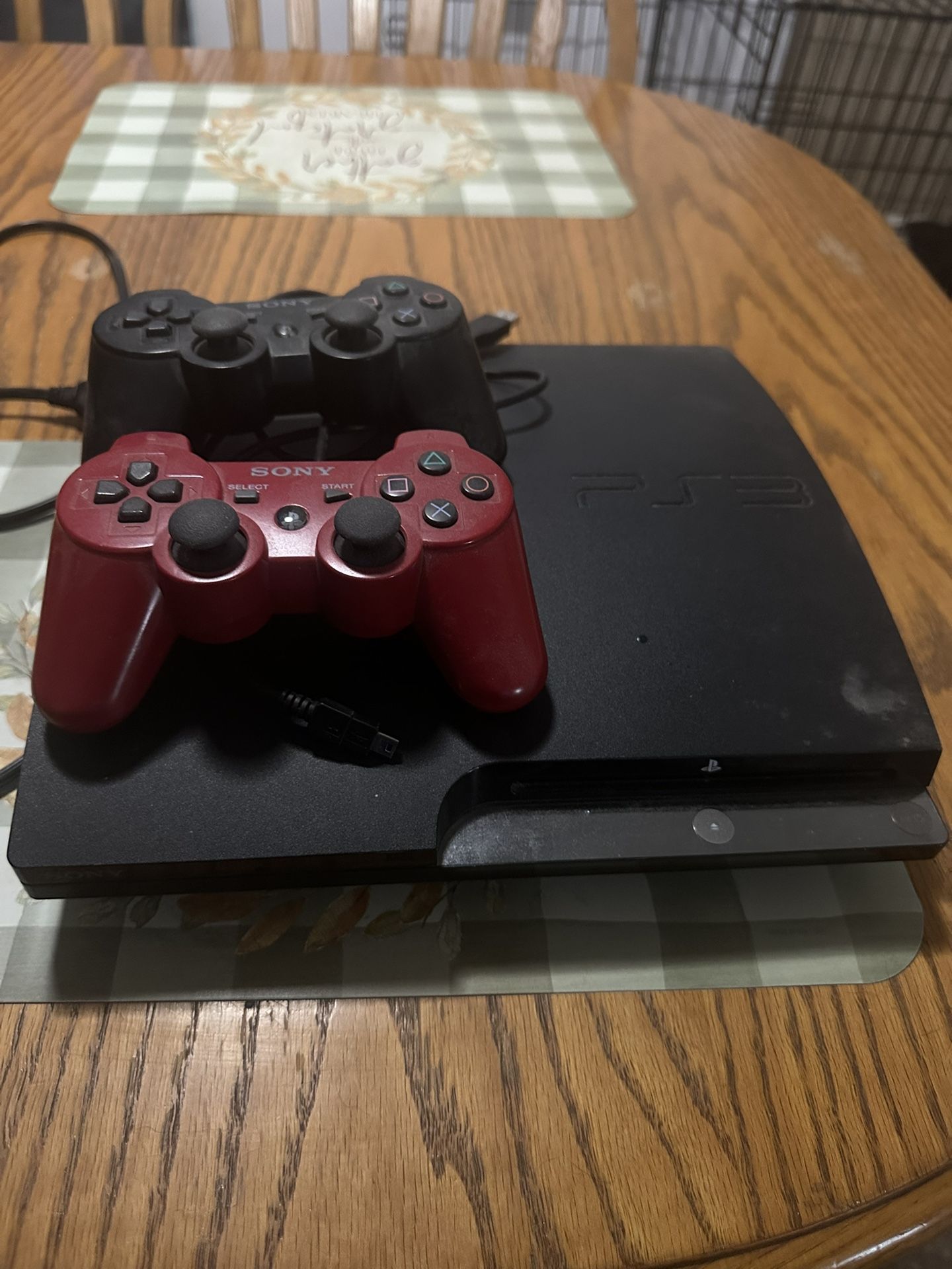 PS3 Bundle With Controllers & Games