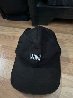 Black Dave & Buster's "WIN!" Logo Baseball Cap Hat, Adjustable, One Size