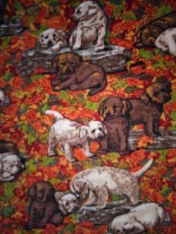 2 yards dog fleece