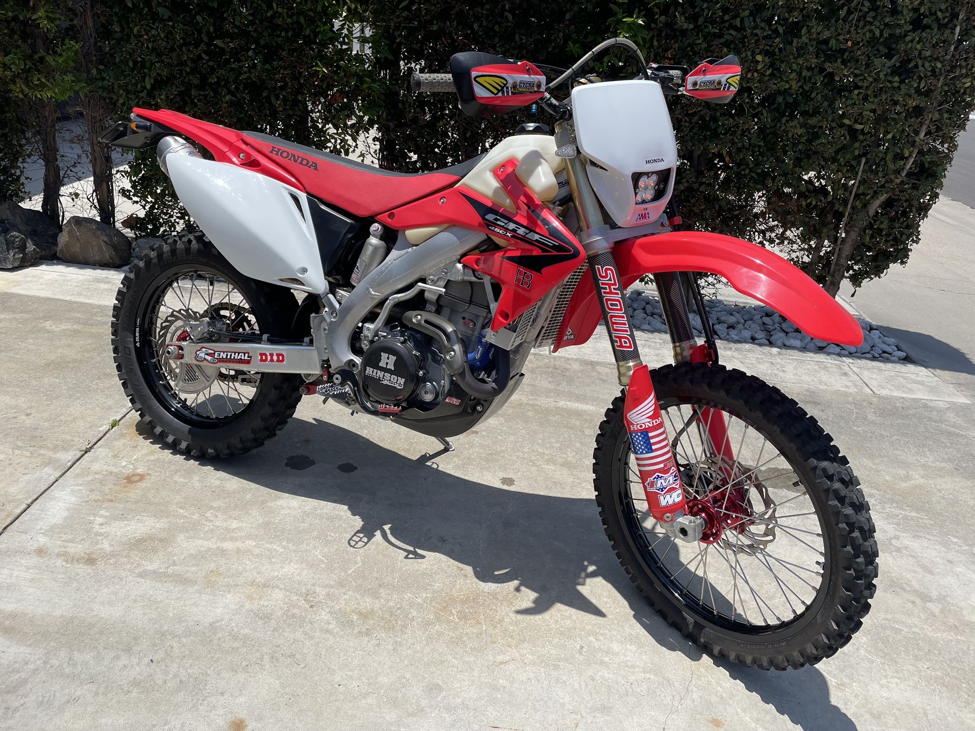 2005 Honda Crf450x CA plated