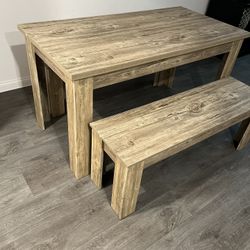 Wooden Table New Used A Couple Times 