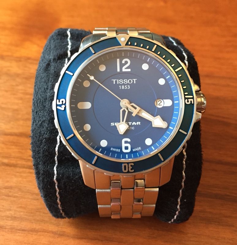 Tissot Seastar Swiss Automatic w/ Blue Dial Men’s Watch