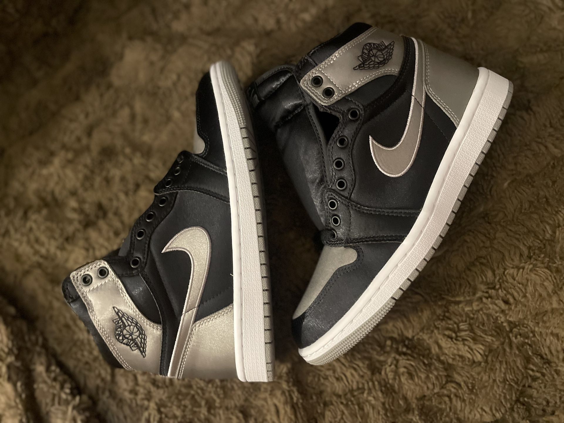Wmns 7 Air Jordan 1 Retro Og Satin Shadow