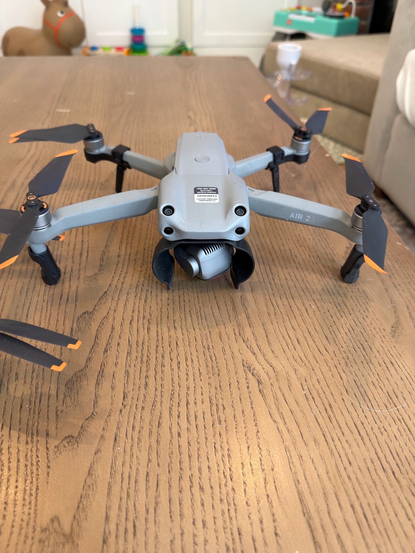DJI Air 2S with DJI RC and 4 batteries plus hard case, gimbal protector and lens protector